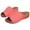 Pink, variant on NOKIO Light Weight Slippers for Women Slip on Beach Slope Heel Slippers Hollow Casual Slippers Slope Bottom Shoes Retro Sandals