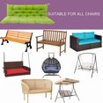 thumbnail image 5 of XXLYY Porch Swing Cushions, Waterproof Swing Replacement Cushions with Backrest and Ties, Garden Bench Seat Cushion, Outdoor Porch Patio Swing Non-Slip Chairs Pad, 5 of 7
