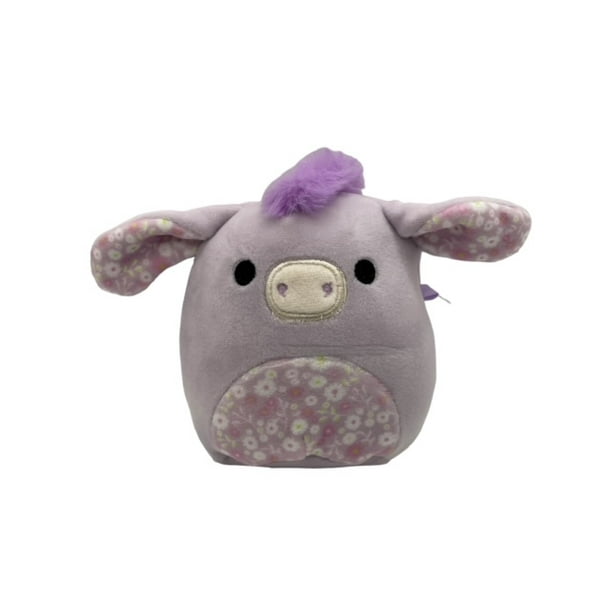 Squishmallows 5" Easter 2023 Delzi the Floral Belly Donkey