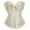 Beige, variant on Gkeoshab Shapewear for Women Corsets for Women Renaissance Floral Lace up Boned Overbust Corset Bustier Shapewear Shapewear Pink XS