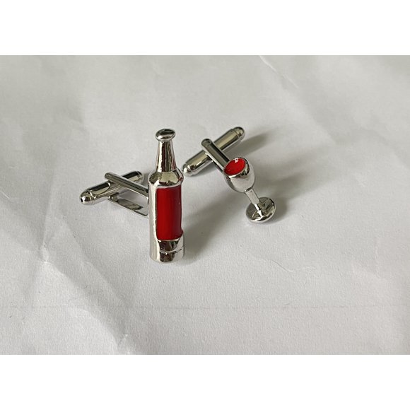 STRAND Boutons de Manchette pour Hommes-Vin