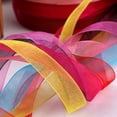 thumbnail image 3 of XmhyTop-A 49 Yards Organza Ribbon Roll,Sheer Transparent Satin Edge Ribbon for Gift Wrapping, Wedding, Party Craft Decor,Light Green, 3 of 3
