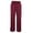 Red, variant on Bmisegm Casual Pants for Women Drawstring Waist Side Pockets Regular Fit Solid Color Straight Leg Pants Women