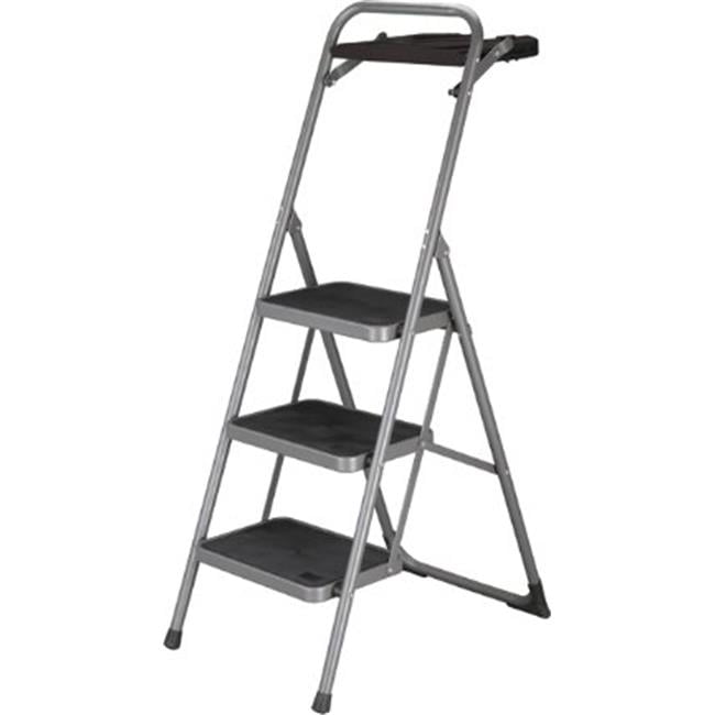 Proven Brands PB34SWT 4 ft. Step Ladder with Tray, White - Walmart.com