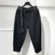 thumbnail image 2 of Pantalones cargo negros con forro polar para hombre, ropa de trabajo, pantalones harén grises para hombre, alta calidad, de calle, de gran tamaño, de lujo, los más baratos, de gran tamaño, 2 of 5