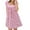 #518-Pink, variant on Taylonsss Womens Square Neck Sleeveless Dress Tie Waist Floral Print Short Casual Boho Beach Outfit