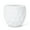 White, variant on LuxenHome 14.6-Inch Round Black Geometric MgO Planter