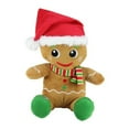 thumbnail image 1 of Figurine de Noël en Peluche Marron et Rouge pour Homme, 1 of 1