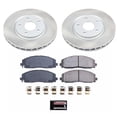 thumbnail image 2 of PowerStop Front Semi-Coated Rotor and Low-Dust Ceramic Brake Pad Kit SC5959, 2 of 3