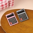 thumbnail image 4 of 1:12 Dollhouse Miniature Metal Calculator Stationery Model Study Scenes Decor Toy Doll House Accessories, 4 of 14