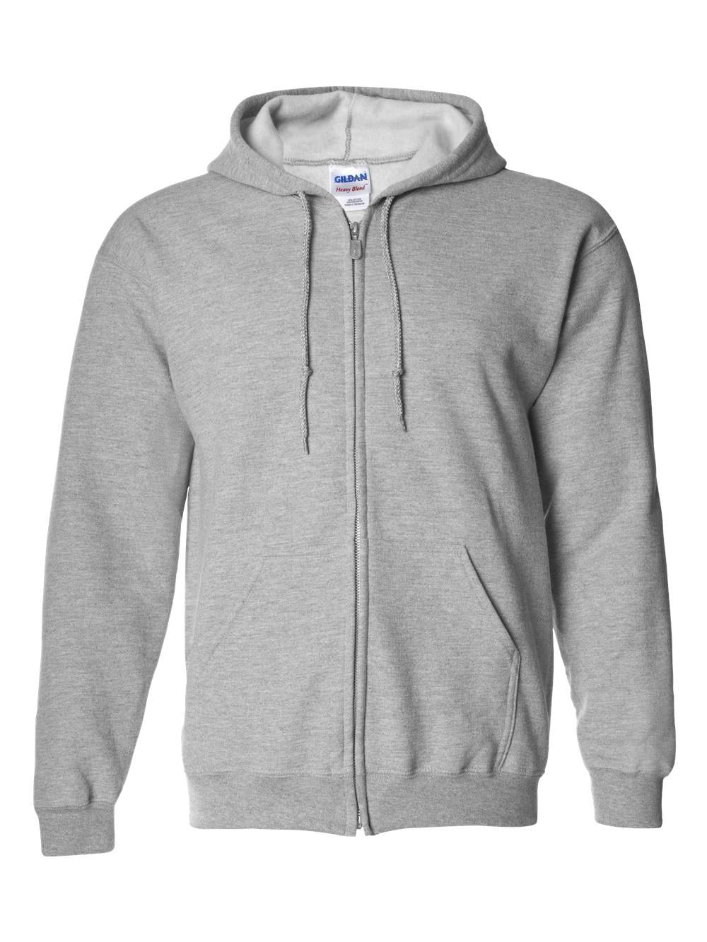Gildan - Gildan Fleece Heavy Blend Full-Zip Hooded Sweatshirt 18600 ...