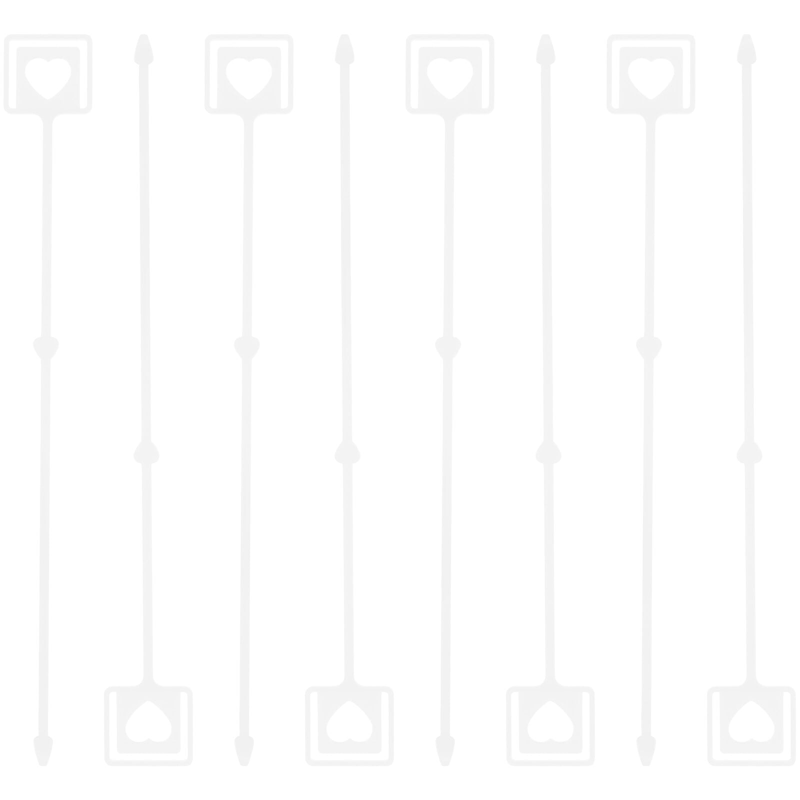 RENACLIPY Memo Clip Transparent, Easy to Use, Firm Stand, Ideal for Party Decor, 150Pcs