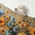 thumbnail image 2 of Disketp Charming Daisy Bouquet Art Dog Blanket/Bed Cover for Dogs and Cats,Puppy Essentials-Small, 2 of 8