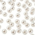 thumbnail image 2 of Imitation Pearl Acrylic Beads Dyed Round Creamy White 14x13.5mm Hole: 2.3mm about 380pcs/pound, 2 of 6