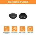 thumbnail image 4 of Uxcell 4pack Silicone Plugs, Rubber Round Snap in Locking Hole Plugs Waterproof Hole Plug for 28-30mm Hole, Black, 4 of 6