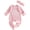 Little Sister Pink, variant on HWJAD Baby Boys Waffle Footed Romper Set for Little Brother Newborn Long Sleeve Jumpsuit Coming Home Clothes Infant Bodysuit Hat Fall Outfits