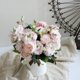 thumbnail image 5 of Ramo de flores artificiales, hortensias, peonías, bayas, arreglo floral sintético de 5 cabezas para centros de mesa de bodas y decoración del hogar, 5 of 9