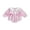 Pink Plaid, variant on BemeyourBBs Newborn Baby Girl Valentines Day Outfit Gingham Plaid Bubbel Rompers Puff Long Sleeve Letters Embroidery Bow Decor Bubble Bodysuit Infant Spring Clothes