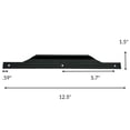 thumbnail image 6 of Set of 5 Modern Aluminum Thin Metal Black Pull Handles, 6 of 9