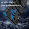 thumbnail image 2 of For Samsung S23 FE Case with Belt Clip Holster, Heavy Duty Military Grade Drop Protective, 360° Rotating Kickstand Shockproof TPU Shell Durable Rugged Cover For Samsung Galaxy S23 FE, Blue, 2 of 15
