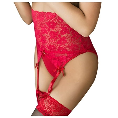 

TAIAOJING Thongs For Women Plus Sexy Fashion Size Lace Underpant Nightwear Lingerie Girl Garters Bikini Panties