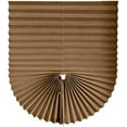 thumbnail image 2 of Cordless Pleated Window Shades - Easy No-Drill Installation Light Filtering Window Coverings, White Fabric Privacy Blinds for Home & Office, Adjustable Folding Design (Brown), 2 of 5