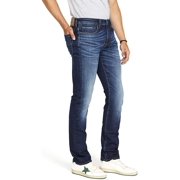 Buffalo David Bitton Mens Slim Ash Jeans 32W x 30L Light Medium Indigo
