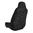thumbnail image 2 of Balery Spider Web Black Pattern Car Seat Cover - Soft & Breathable Front Premium Covers with Non-Slip Protector Fits Most Automotive, Vans, SUVs, Trucks - 1 Unit, 2 of 5