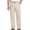 *Beige, variant on Men's Drawstring Cotton-Linen Pants with Pockets,Straight Leg Lightweight Trousers For Men,Gray,S-3XL