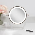 thumbnail image 6 of Zadro Dual Lighted Makeup Mirrors with Magnification & Swiveling Heads, 6 of 8