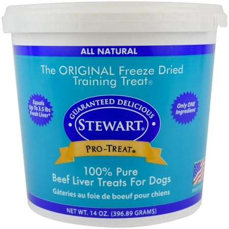 UPC: 0073101212443 | Stewart Pro-Treat Freeze Dried Beef Liver 14 oz. Tub