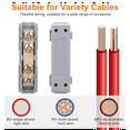 thumbnail image 3 of 10PCS 6 AWG Gauge Wire Connector Nut Kit,80A Quick Wiring Connection Terminal,Splicing Quick Wiring Connection Terminal, 3 of 7