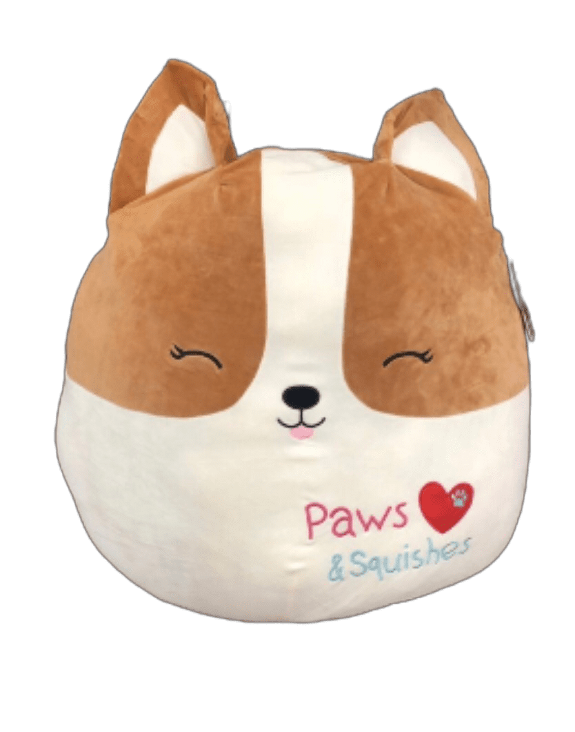 Squishmallows 8” Regina the Corgi Dog 2021 Valentines Day Kellytoy Plush
