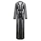 thumbnail image 3 of Bata de baño larga tipo kimono de estilo japonés con lunares y encaje sedoso para hombre, hasta el suelo, con abertura transparente y tangas, 3 of 6