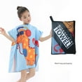 thumbnail image 3 of BULLPIANO Toddler Kids Baby Girls Boys Beach Towel with Hood Swim Cover Up Bath Towel Surf Poncho Beach Cover Ups, 3 of 5