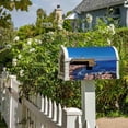 thumbnail image 4 of Magnetic Mailbox Cover Beautiful Sweeping Coastline Post Box Cover Wrapped Mailbox Covers Anti-UV and Durable for Garden Decor 21" L×18" W Portland Head Lighthouse in Cape Elizabeth, 4 of 6