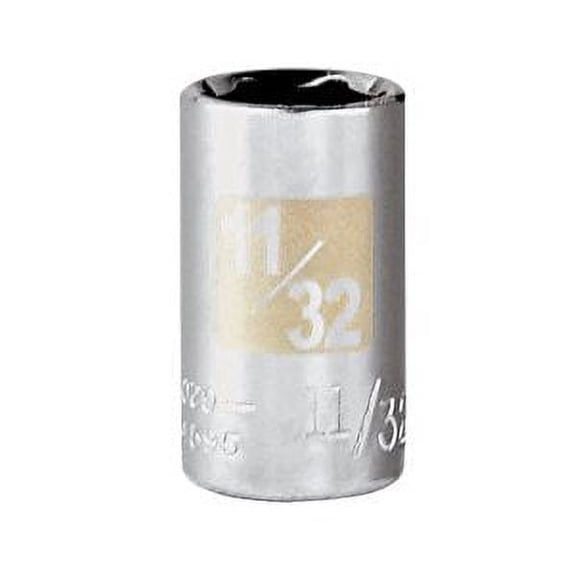 CM SCKET 1/4DR 11/32 6PT