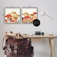 thumbnail image 4 of Stupell Industries Various Cottage Mushrooms Botanical & Floral Painting Gray Framed Art Print Wall Art, 17 x 17, Set of 2, 4 of 10