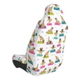 thumbnail image 4 of Lsque Yoga Dogs Poses Pattern Car Seat Covers for Front Seats , Waterproof Seat Covers for Cars, Sporty Front Seat Covers,Car Seat Cover Protector Front Seats, 4 of 5