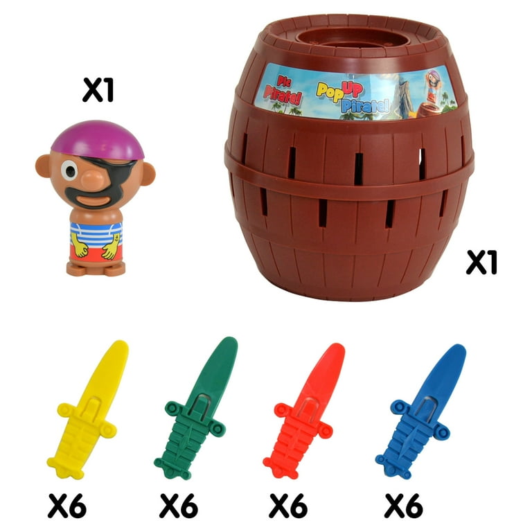 TOMY the Classic Pop up Pirate Game, Fun Game for Kids and Family Game  Night 