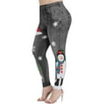 thumbnail image 2 of Gvmfive Women's Plus Size Christmas Workout Skinny Yoga Sport Leggings, 2 of 5
