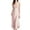 Pink, variant on Women's Sexy Nightgown Side Splits Chemise Lingerie Satin Lace V Neck Full Slip Sleep Dress Lounge Slits Cami Sleeveless Silk Maxi Nightwear Spaghetti Strap Red Medium
