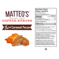 thumbnail image 5 of Matteo's Sugar Free Coffee Flavoring Syrup, Caramel Pecan, Delicious Coffee Syrup, 0 Calories, 0 Sugar, Keto Friendly (750mL, Single Bottle), 5 of 5