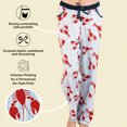 thumbnail image 6 of LazyOne Pajamas for Women, Cute Pajama Pants and Top Separates, Lobster Stripe, Small, 6 of 7