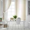 thumbnail image 5 of Fsddascl Beige White Ombre Blackout Curtains for Bedroom/Living Room, Thermal Insulated Kitchen Curtains, Country Minimalist Abstract Gradient Grommet Darkening Window Treatment Drapes 42"x54"x2, 5 of 8
