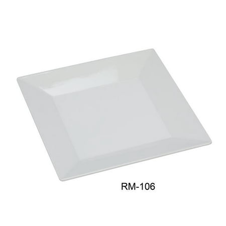 

Yanco RM-106 Rome 6 in. Square Plate White - Pack of 48