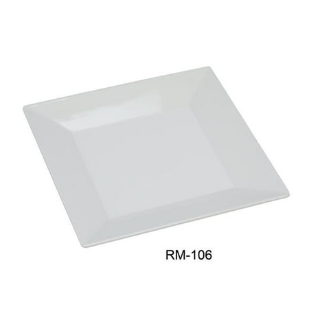 

Yanco RM-106 Rome 6 in. Square Plate White - Pack of 48