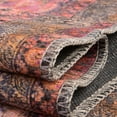 thumbnail image 3 of Unique Loom Mangata Collection Area Rug - Mona (6' 1" x 9' Rectangle Pink/Beige), 3 of 12