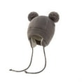 thumbnail image 4 of Gorro Con Orejas De Punto Cálido Para Bebés Y Niños, Conjunto De Guantes Cálidos, Gorro De Cúpula Encantador De Color Sólido + Guantes, Novedad De 2021 Advancent AP006663-03, 4 of 6