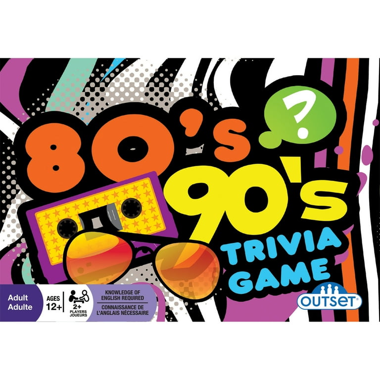 Outset Media 80's & 90's Trivia Board Game - Walmart.com